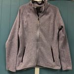 Eddie Bauer  Fleece Jacket‎ Full Zip lilac and Purple Women's Size Medium Photo 1