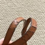 Michael Kors Shoulder Bag Tote Nylon Saffiano Leather Black Brown Handbag GUC Photo 7