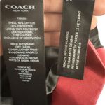 Coach Pink Double-Breasted Trench Coat XS Photo 8