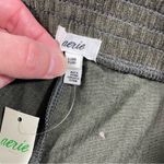 Aerie  Groove On Rib Velour Flare Pant Nomad Green Photo 6