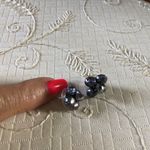 White House | Black Market 🌵Pair of faux pearl stud clusters in lavender EUC Photo 3