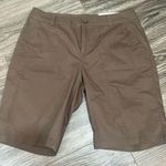 Christopher & Banks NWT  Modern Fit Fuschia Brown Bermuda Shorts Size 4 Photo 0