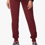 FIGS Women’s Zamora Jogger Style Scrub Pants Burgundy W1709 Sz Small Petite Photo 0