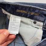 American Eagle  men's dark wash 360 extreme flex original straight jeans denim 28 Photo 8