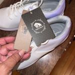 Thestron‎ Golf Shoes Lightweight Lavender Trim White Golf Shoes Womens Size 42/9 Photo 4