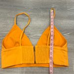 Alice + Olivia NEW Carli Denim Orange Tangerine Crop Top Size 2 Photo 7