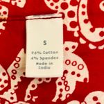 Red & white paisley skirt. Photo 7