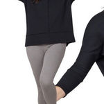 Spanx  Dolman Sweatshirt Women's Medium Black Loungewear Activewear Casual Comfy Photo 0