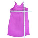 Banana Republic NWOT Womens Dress Size 4P Sleeveless Magenta Halter Tie Back Flo Photo 9