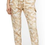 New York And Company Camo Linen Blend Jogger Pants Photo 0