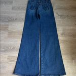 MOTHER The Hustler High Rise Wide Leg Jeans in High Fidelity 27 Blue Photo 3