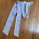 Urban Outfitters One Shoulder Tie Waist Tank Top in White Taylor Swift Eras Tour Photo 5