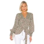 Alexis  Collection Rourke Wrap Blouse 343$ Floral Casual Lightweight Boho Photo 2