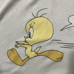 Looney Tunes Vintage Tweety Bird Sylvester Tee 1XL “Bad Ol’ Puddy Tat Flawed Photo 3