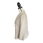Vintage Robert Kitchen Canada 100% Linen doubled breasted top/jacket. SZ.10 Tan Photo 3