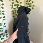 Columbia  quilted pattern black half zip hoodie women’s medium Photo 3