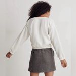 Madewell  Women’s‎ Size Medium Black Ottoman Knit Wrap Top Photo 3