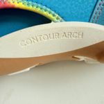 Keen  Knotch Creek Sz 7 Open Toe Sandals Shoes Blue Yellow Adaptive Hook & Loop Photo 7