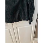 Bamboo Traders Petite Paisley Jacket PXL Green Silver Zip Up Fitted Blazer Coat Size XL Photo 5