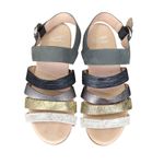 Dansko  Maribeth Multicolor Slingback Sandal Strappy EU 37 Women's 7 Leather Wood Photo 3