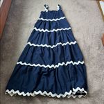 Cider  Navy Tiered Dress SIZE XS Photo 5