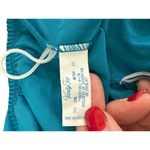 Vanity Fair  Women's Blue Floral Applique Buttons-Up 2Piece Pajama Set Size Small Photo 3