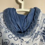 Harry Potter  Hogwarts Onesie Plush hooded with faux fur and pom pom drawstrings Photo 6