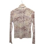 Calia by Carrie Underwood Womens Splatter Print‎ Mock Neck Thumbhole Long Sleeve Pink Photo 4