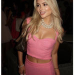 ZARA NWT  Textured Tweed Pink Crop Top Photo 6