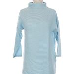 Pura Cashmere Light Blue Ribbed Sweater Size M Photo 1