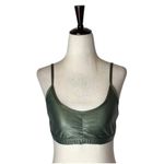 Koral Sports Bra Women Small Olive Green Element Shimmer Strappy Yoga Athletic Photo 2