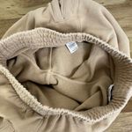 AGOLDE Boxing Fleece Shorts Womens Medium Tan Fleece Pull On Athleisure Lounge Photo 8