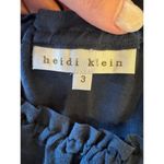 Heidi Klein Dress Women Medium Navy Blue Embroidered Strapless Mini Boho Coastal Photo 6