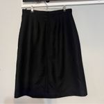 Pendleton  Virgin Wool Pencil Skirt Dark Grey Gray Skirt Front Pockets Pleated 6 Photo 5