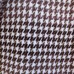 Soft Surroundings Romilly Jacket Brown Houndstooth Vegan Leather Trim Size Large Photo 5