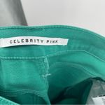 Celebrity Pink  Hi Rise Slim Straight Colors in Groovy Green Size 3 NWT Photo 4