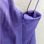 Helmut Lang NWT  Pleated Stretch-Silk Satin Camisole Tank Top in Purple Photo 7