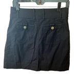 Per Se  Black Cargo Cotton Blend Mini Skirt Womens Size 8 Pockets Photo 1