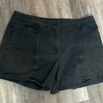 Caslon  shorts washed gray black size 12 Photo 0