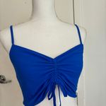 PINKO Crop Top in Navy Blue Size EU 42/ US Small Photo 4