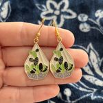 Authentic Handmade Navajo Indian Cactus Earrings Photo 3