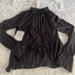Free People new nwt  black corset back blouse top size extra small XS Photo 1