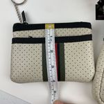 Haute Shore Casey Crossbody Bag Beige Neoprene Red Green Black Accents Roma LOT Tan Photo 5