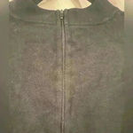 Women’s Black Mock Neck Zip Sweater Size M Photo 3