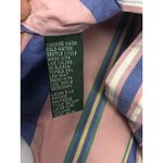 Ralph Lauren  Women's pink,blue, green stripe long sleeve button down Size‎ 10 Photo 7
