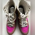 Balenciaga  High Top Color Block Sneakers Size Purple/Brown 38/8 EUC Photo 4
