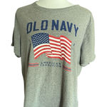 Old Navy NWT Womens  American Flag 4th of July Graphic Tee Shirt - Sz XXL Photo 0