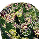 Vera Bradley  Retired Rare Chelsea Green Paisley Zip UpRound Travel/Makeup Bag Photo 1