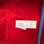 Stars Above Satin Red Button-Up Shirt Photo 2