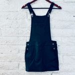 Sneak Peek Womens Size M Dress Shortalls Bibbed Overalls Adjustable Black Size M Photo 6